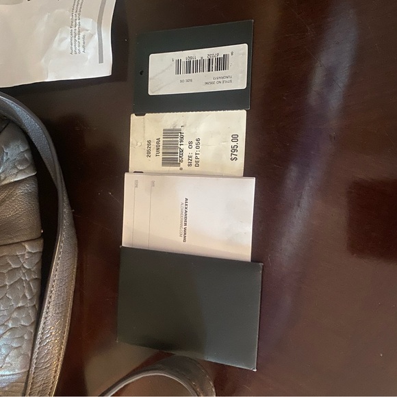 ALEXANDER WANG Rocky Rockie Tundra Gray Cross Body Bag Leather Perfect Condition - Picture 12 of 13